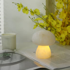Lampe à poser moderne Ake en Albâtre Blanc