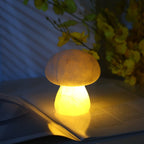 Lampe à poser moderne Ake en Albâtre Blanc