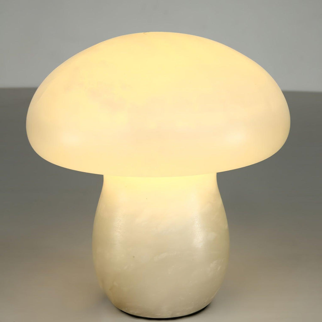 Lampe à poser moderne Ake en Albâtre Blanc