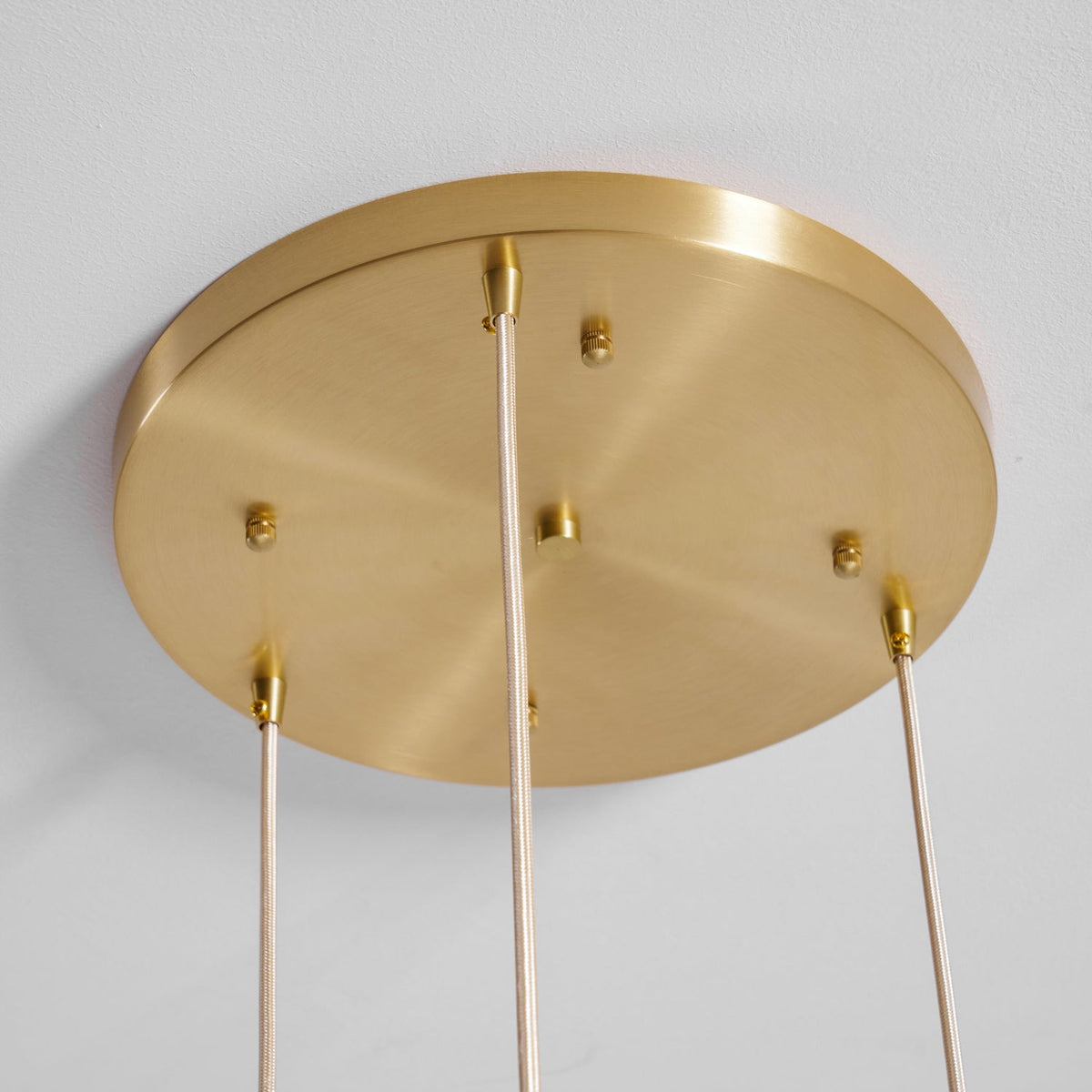 Alabaster Tube Brass Pendant Lamp