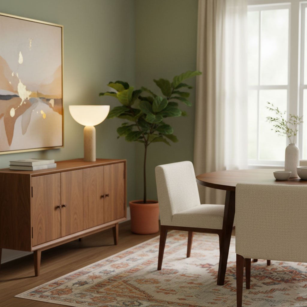 Lampe à poser moderne Truels en Travertin jaune et blanc