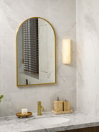Applique murale moderne Sty en Albâtre Blanc