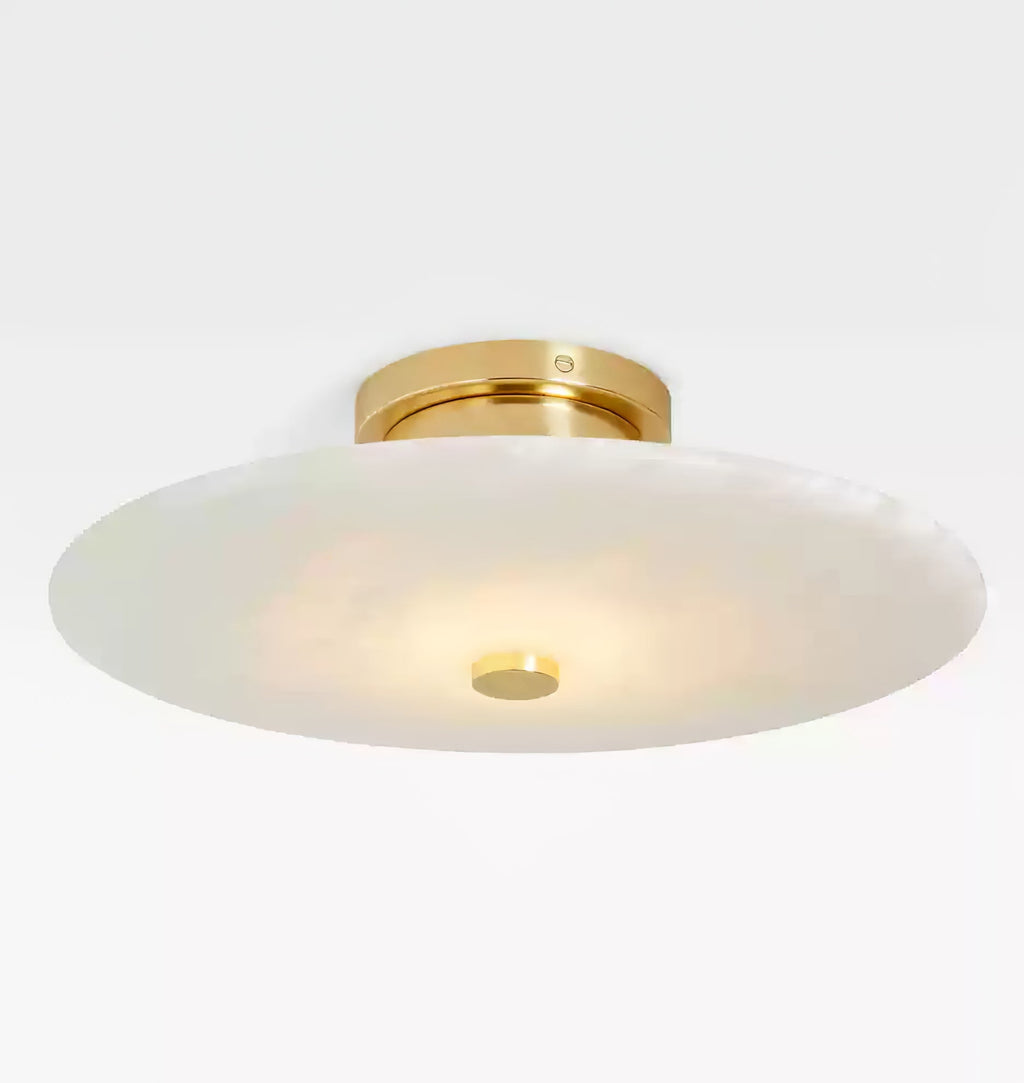Applique murale moderne Torin en Albâtre Noir et blanc
