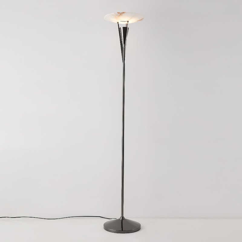Lampadaire moderne Refil en Albâtre Noir
