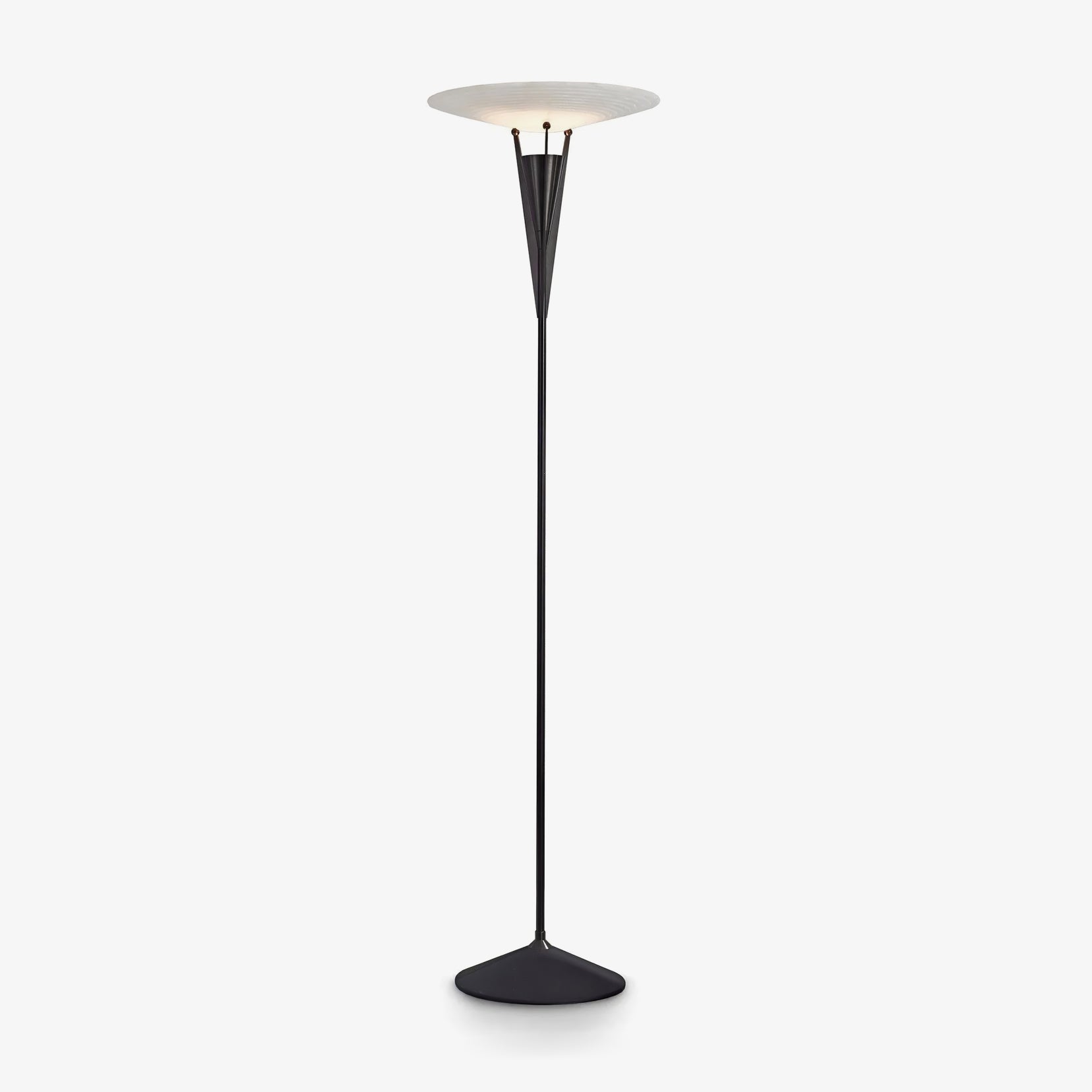 Lampadaire moderne Refil en Albâtre Cuivre