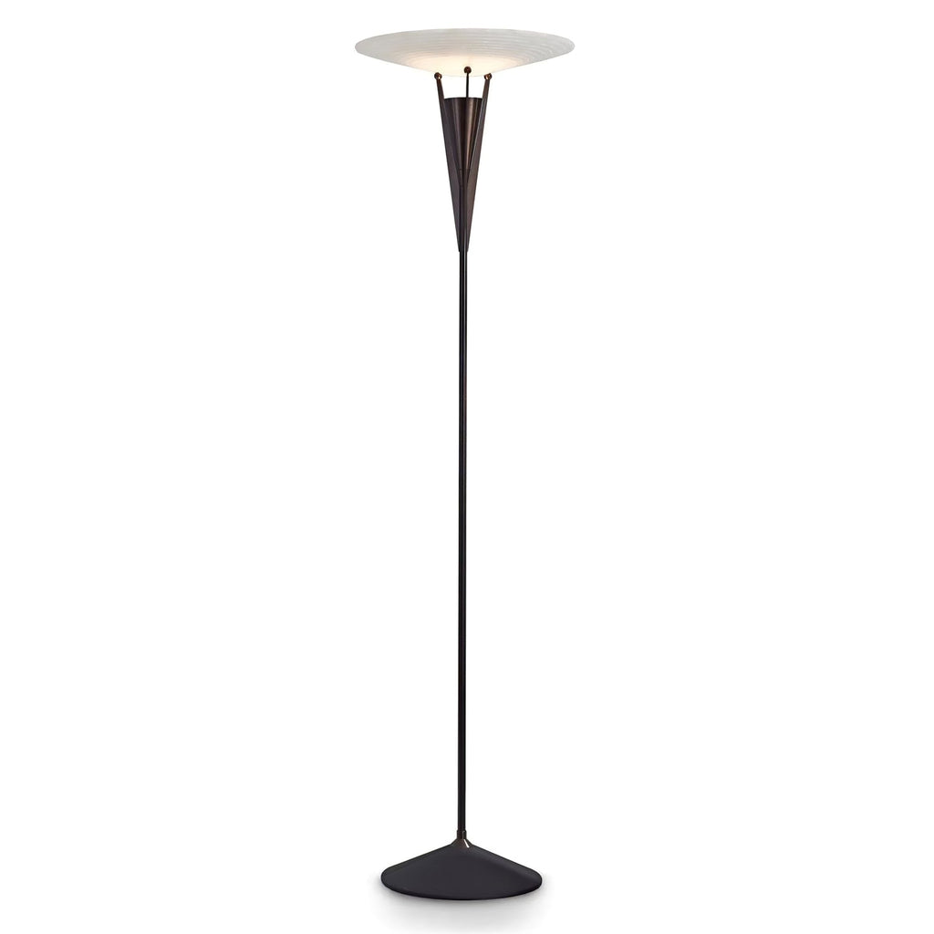 Lampadaire moderne Refil en Albâtre Cuivre