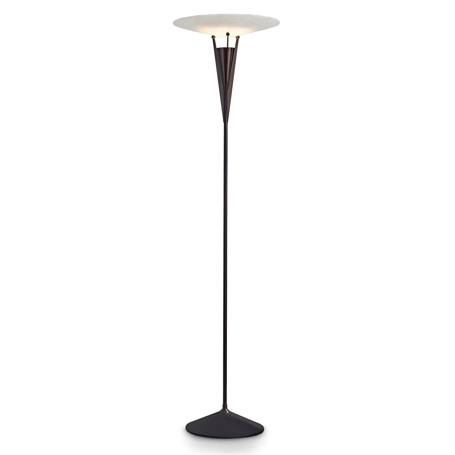 Lampadaire moderne Refil en Albâtre Cuivre