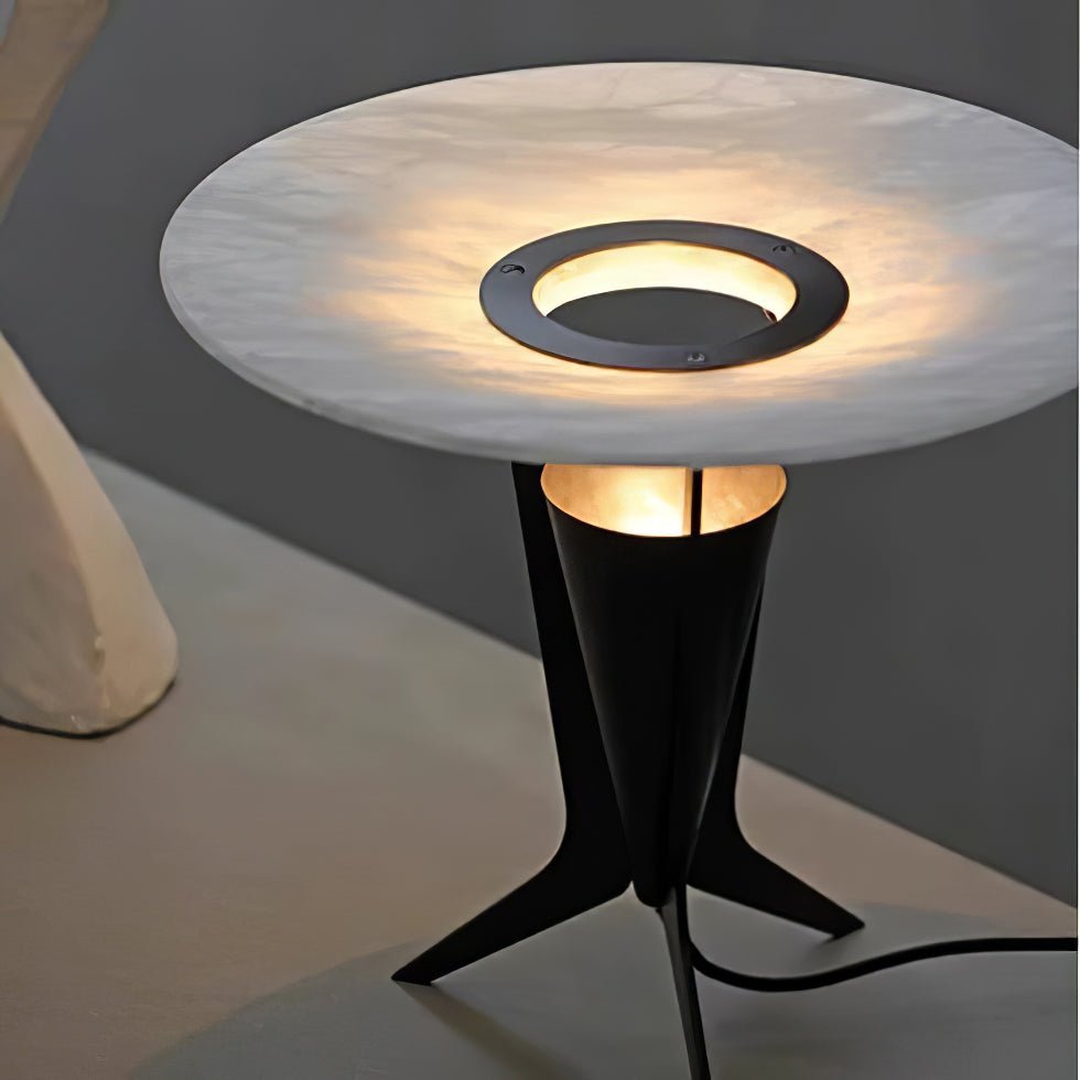 Lampe à poser moderne Refil en Albâtre Noir