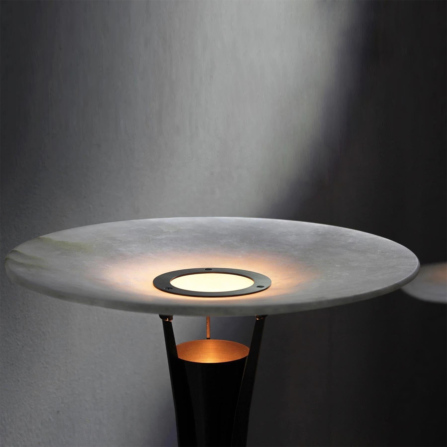 Lampe à poser moderne Refil en Albâtre Noir