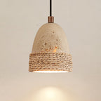 Suspension moderne Maris en Travertin jaune