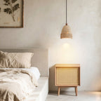 Suspension moderne Maris en Travertin jaune