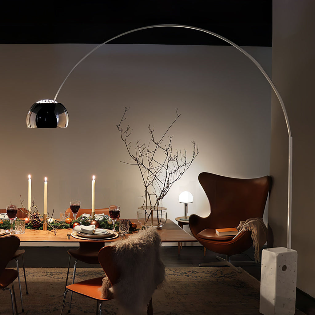 Lampadaire moderne Dav en Marbre