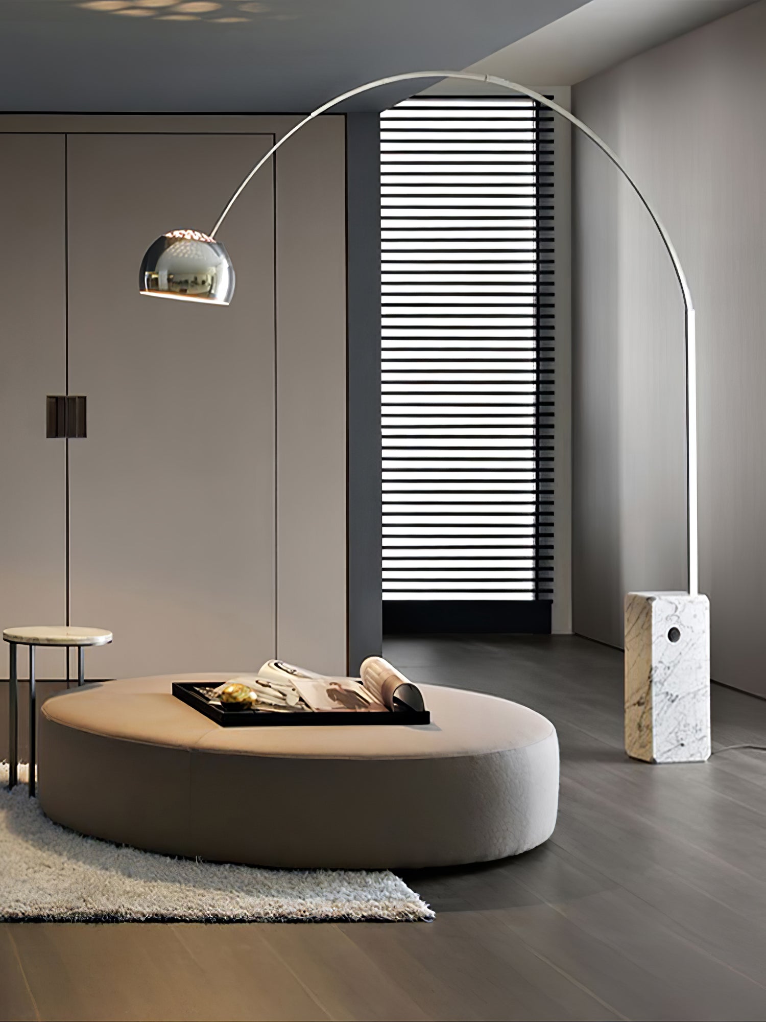 Lampadaire moderne Dav en Marbre