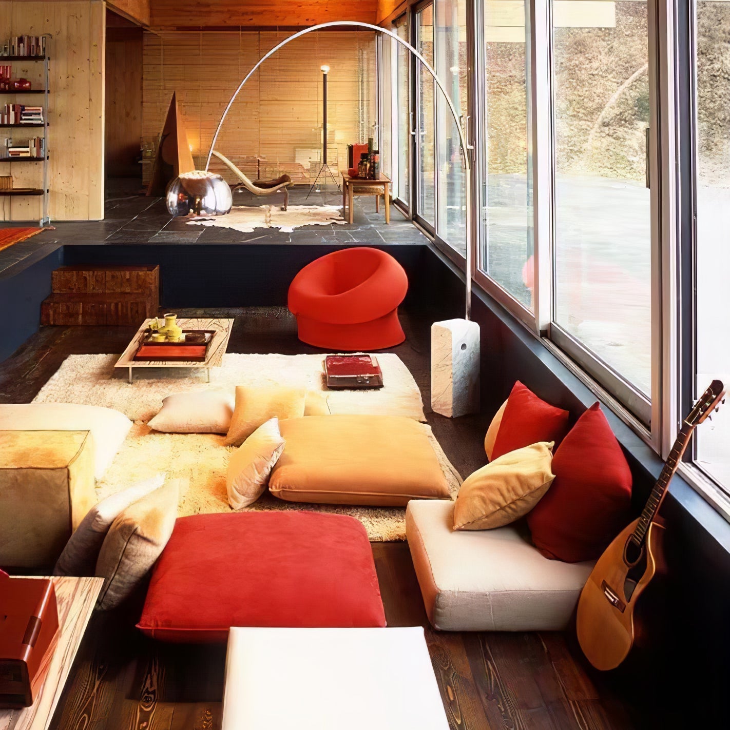 Lampadaire moderne Dav en Marbre