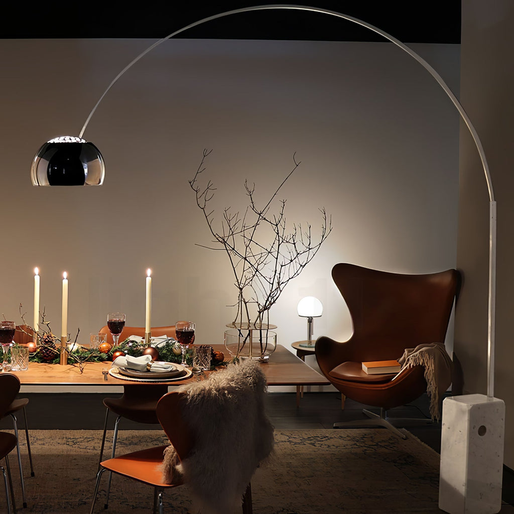 Lampadaire moderne Dav en Marbre