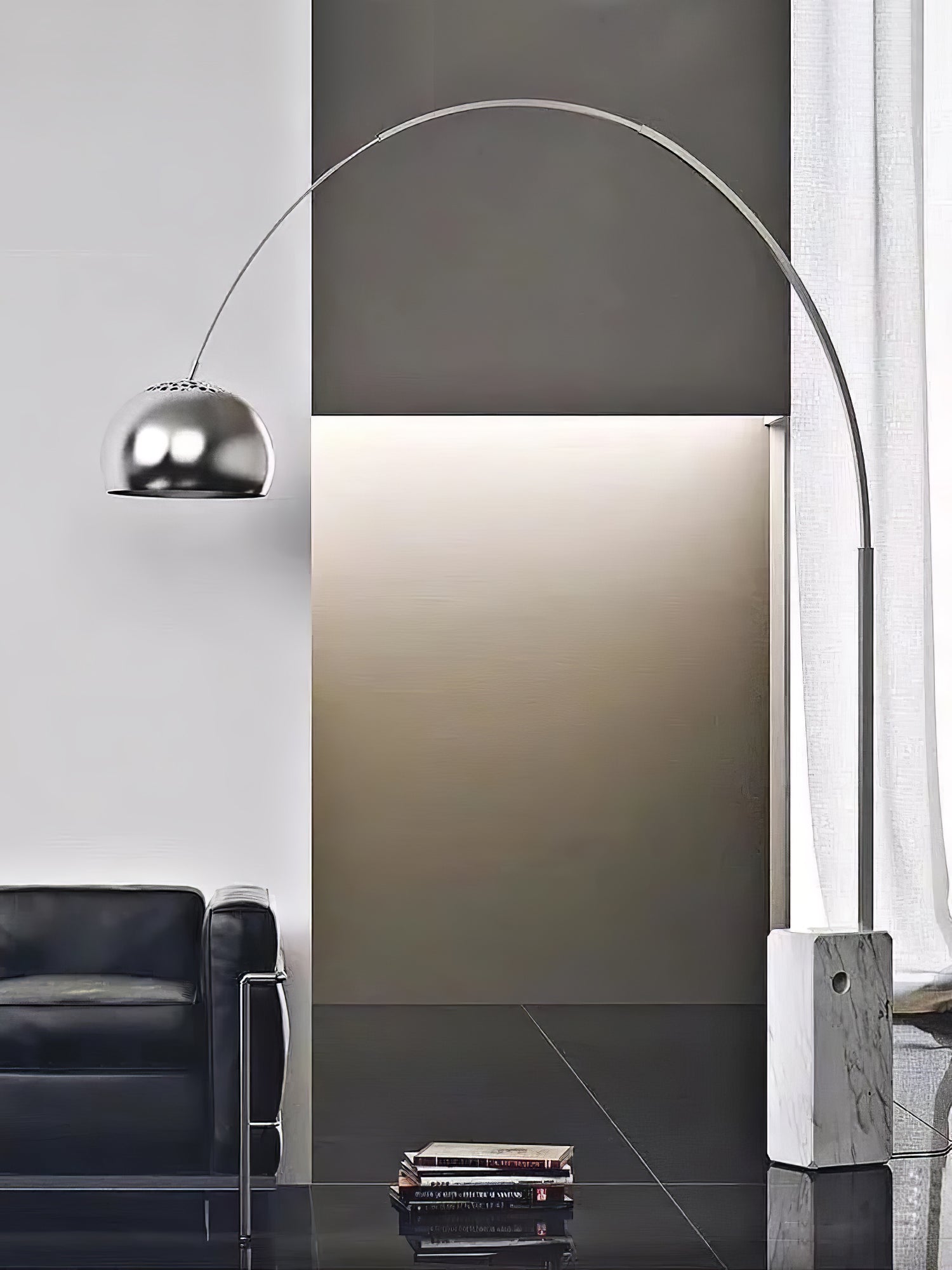 Lampadaire moderne Dav en Marbre