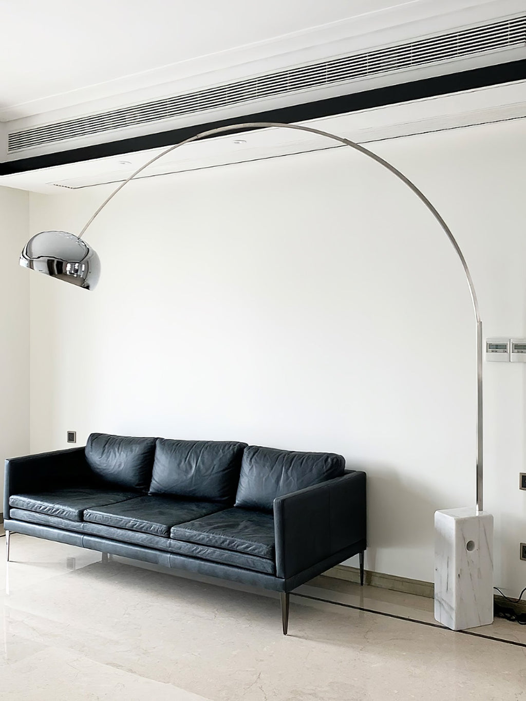 Lampadaire moderne Dav en Marbre