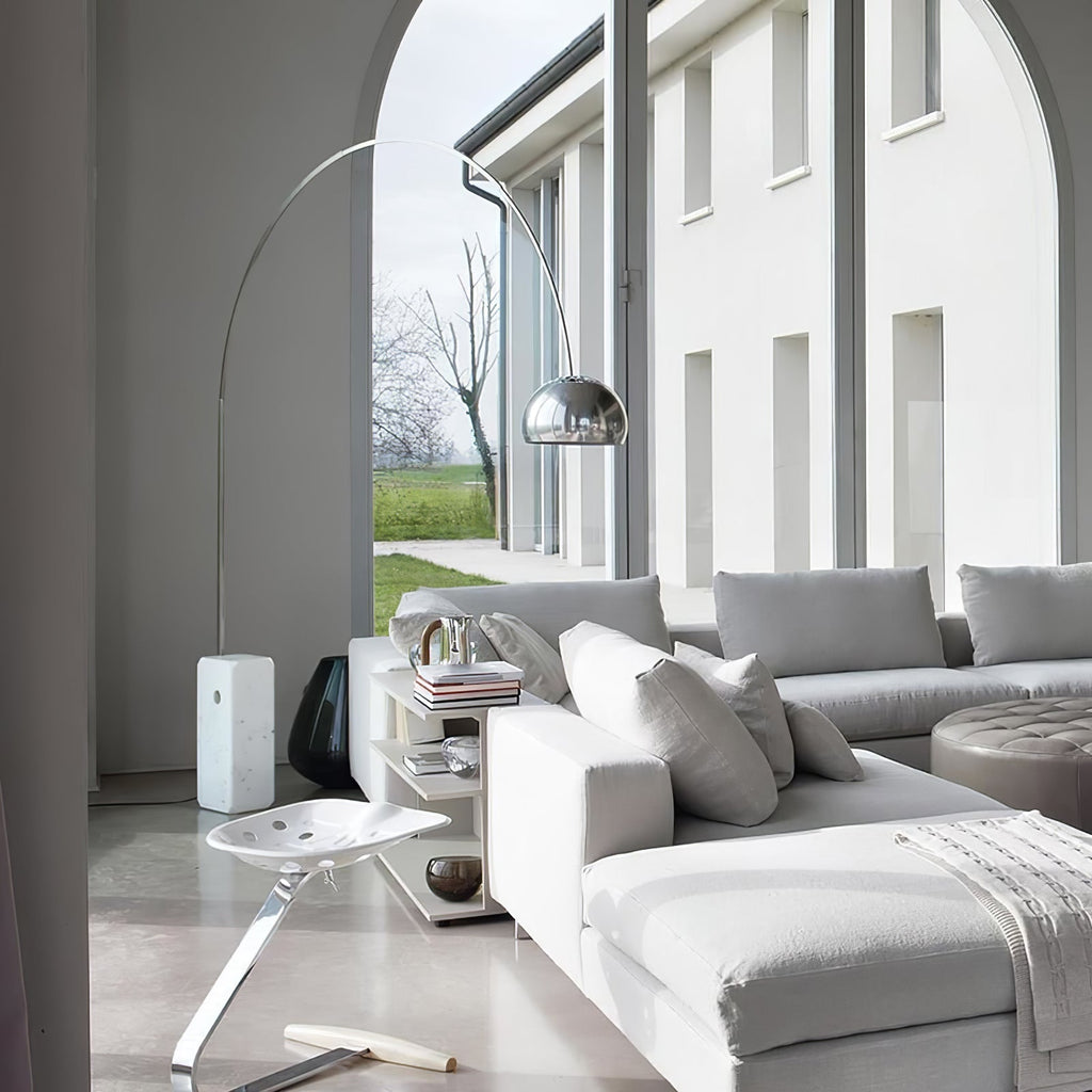 Lampadaire moderne Dav en Marbre