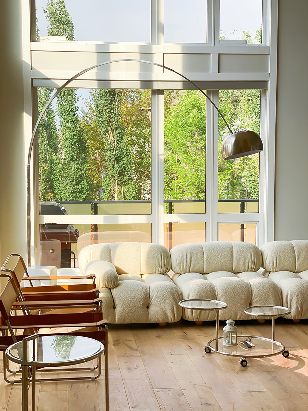 Lampadaire moderne Dav en Marbre