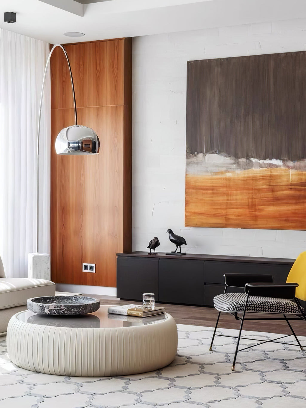 Lampadaire moderne Dav en Marbre