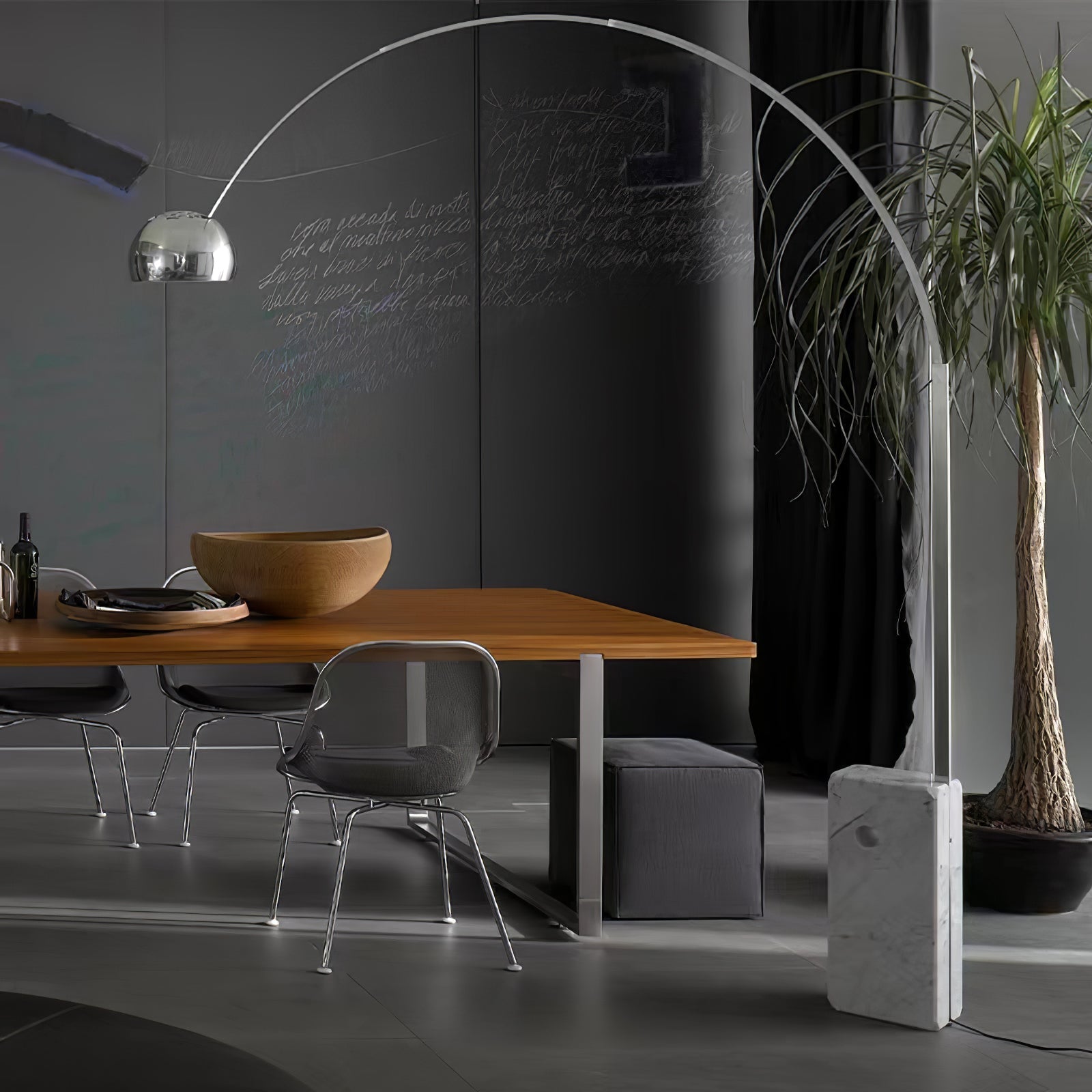 Lampadaire moderne Dav en Marbre