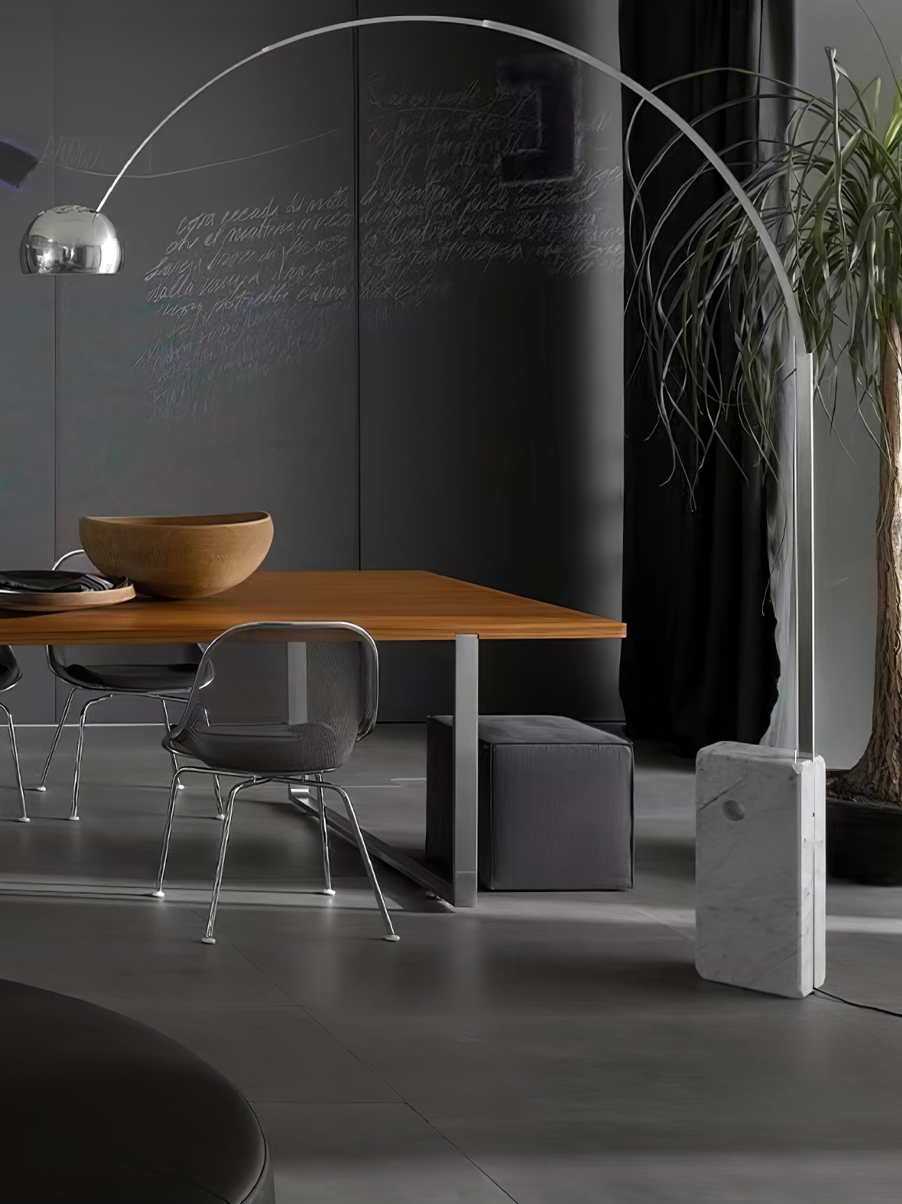Lampadaire moderne Dav en Marbre