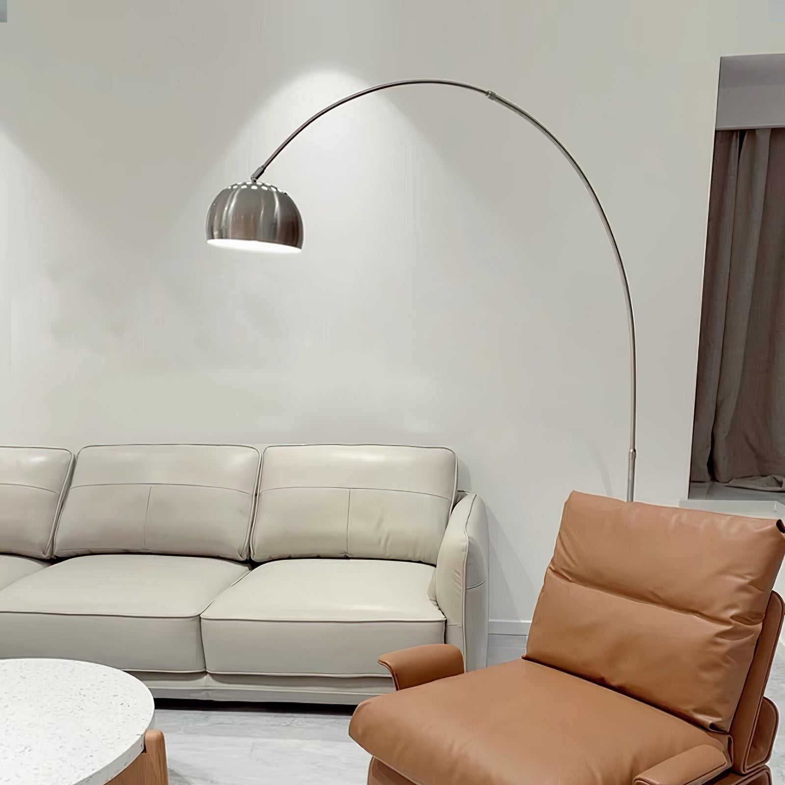 Lampadaire moderne Dav en Marbre