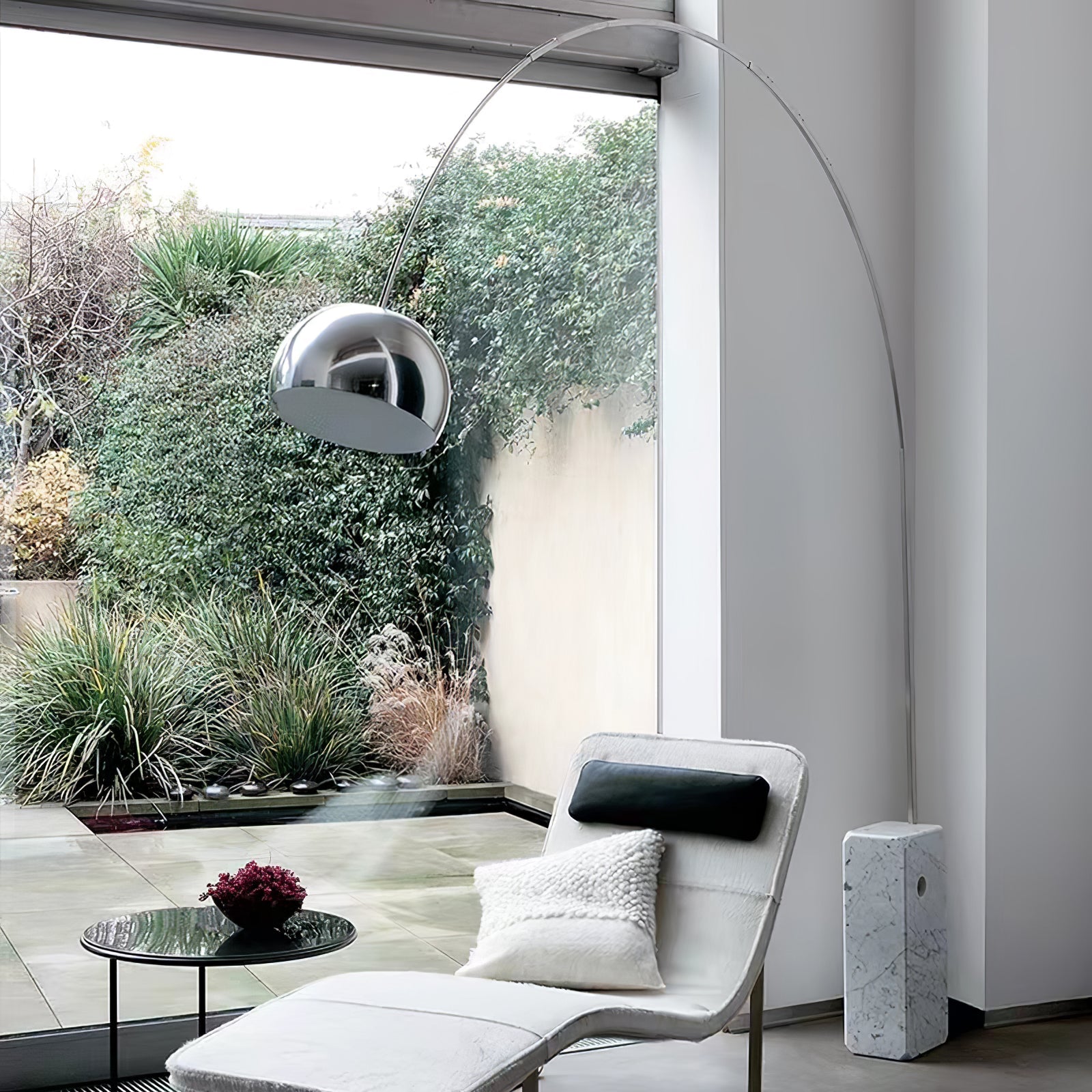 Lampadaire moderne Dav en Marbre