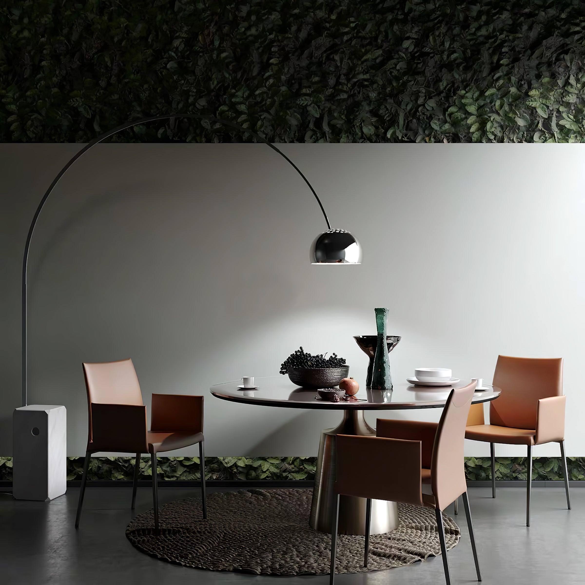 Lampadaire moderne Dav en Marbre
