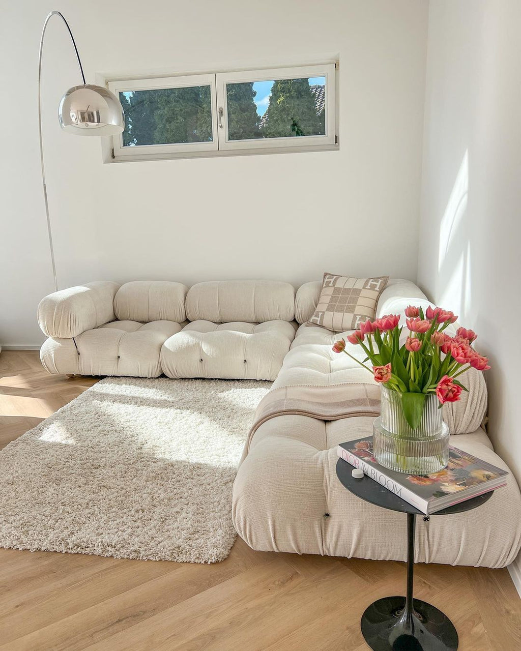Lampadaire moderne Dav en Marbre