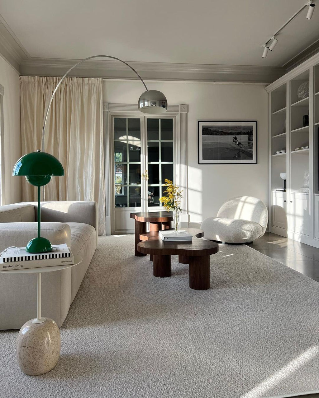Lampadaire moderne Dav en Marbre