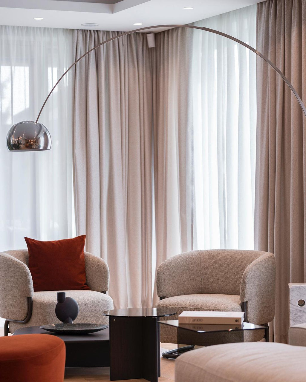 Lampadaire moderne Dav en Marbre