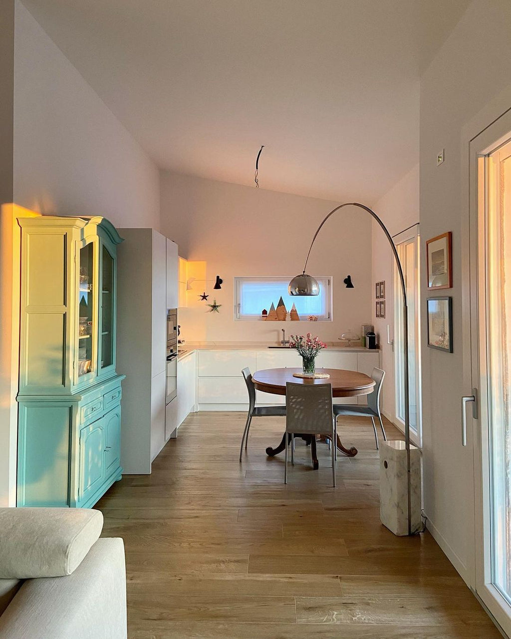 Lampadaire moderne Dav en Marbre