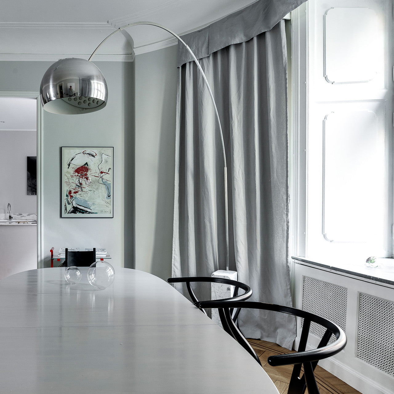 Lampadaire moderne Dav en Marbre