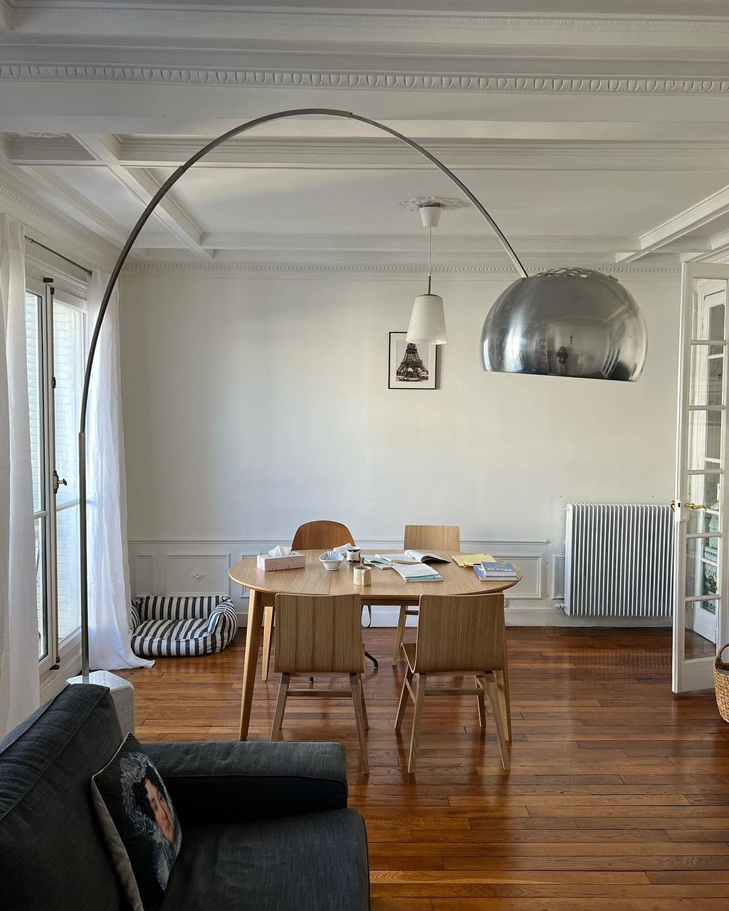 Lampadaire moderne Dav en Marbre