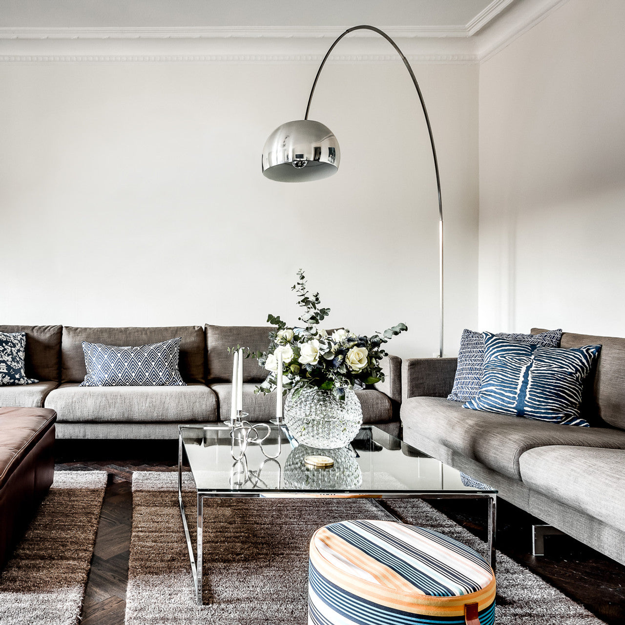 Lampadaire moderne Dav en Marbre
