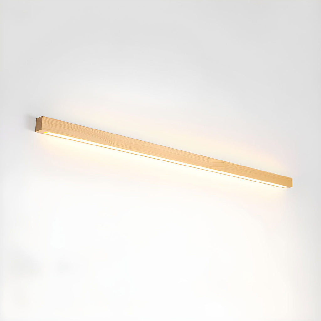 Applique murale moderne Siggi en bois Noyer