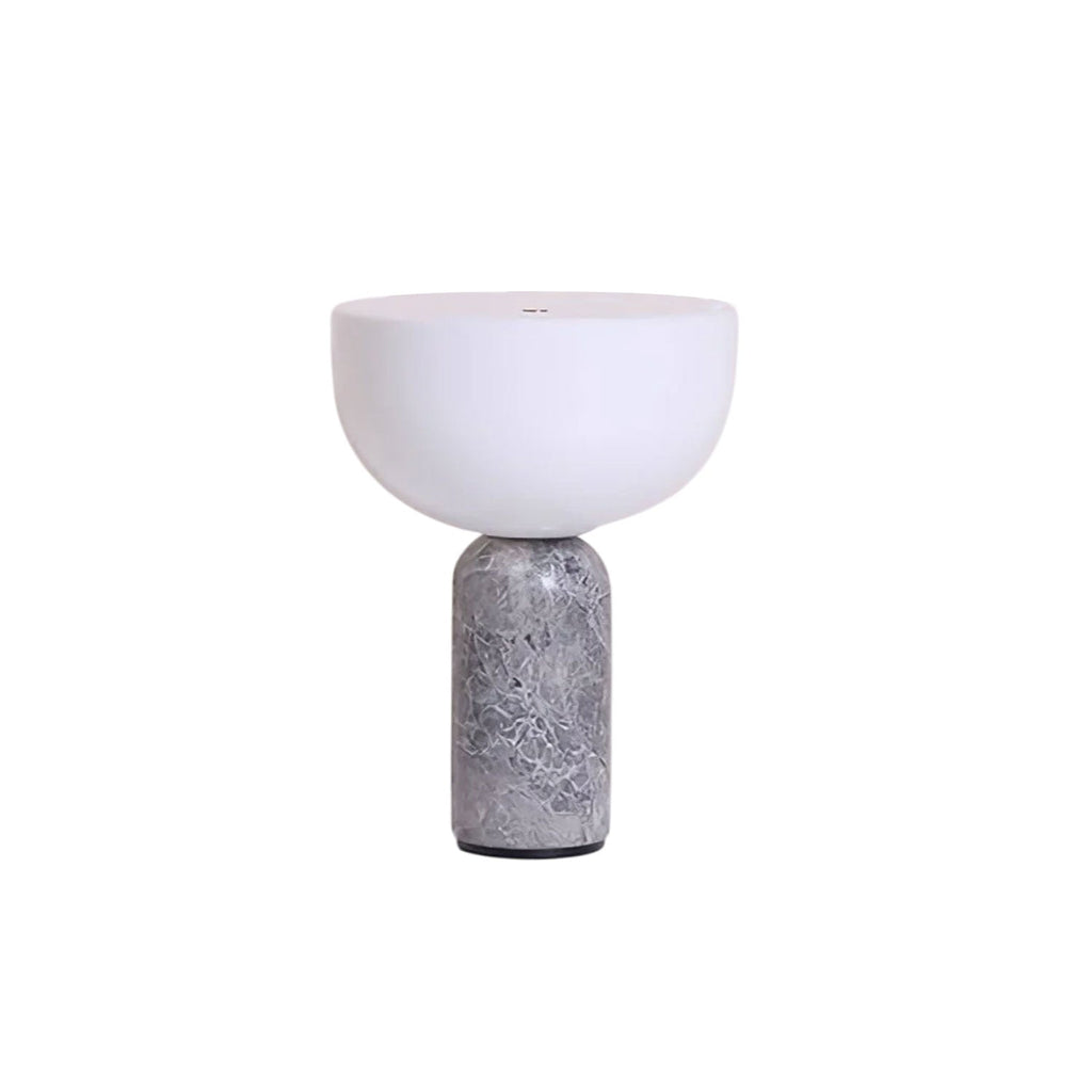 Lampe à poser moderne Lewin en Marbre Gris