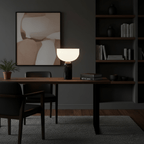 Lampe à poser moderne Lewin en Marbre Blanc