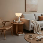 Lampe à poser moderne Lewin en Marbre Blanc
