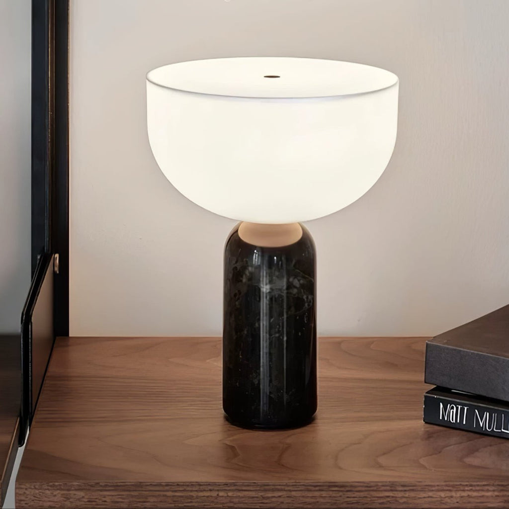 Lampe à poser moderne Lewin en Marbre Noir