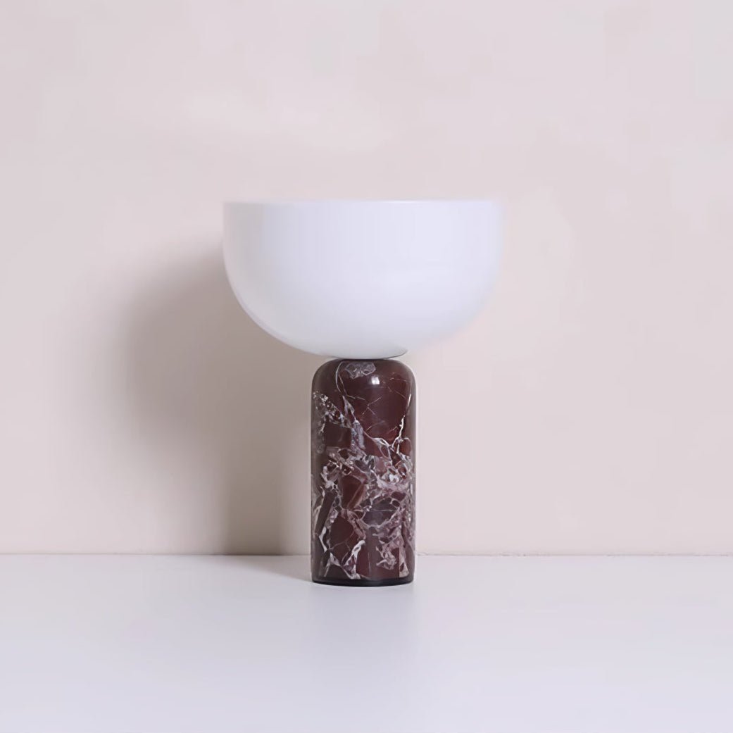Lampe à poser moderne Lewin en Marbre Blanc