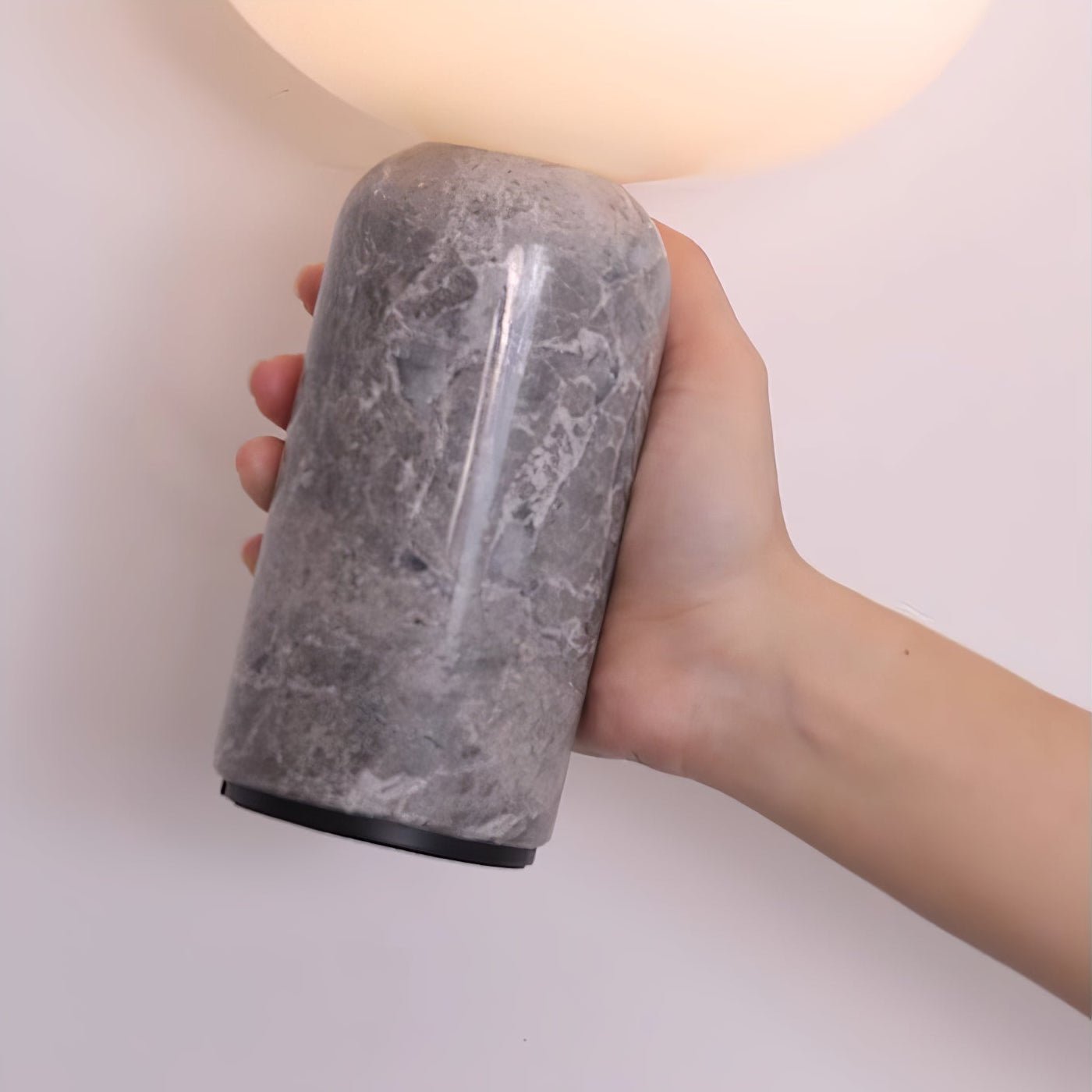 Lampe à poser moderne Lewin en Marbre Gris