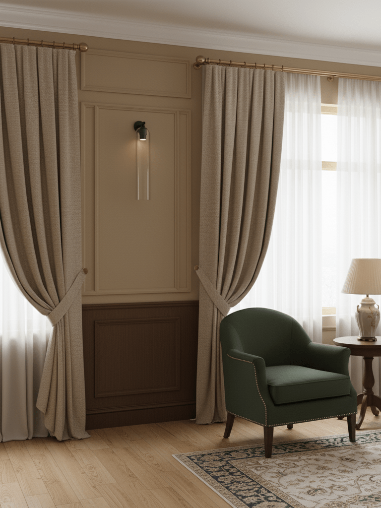 Applique murale moderne Arnvid en verre Sable nickel