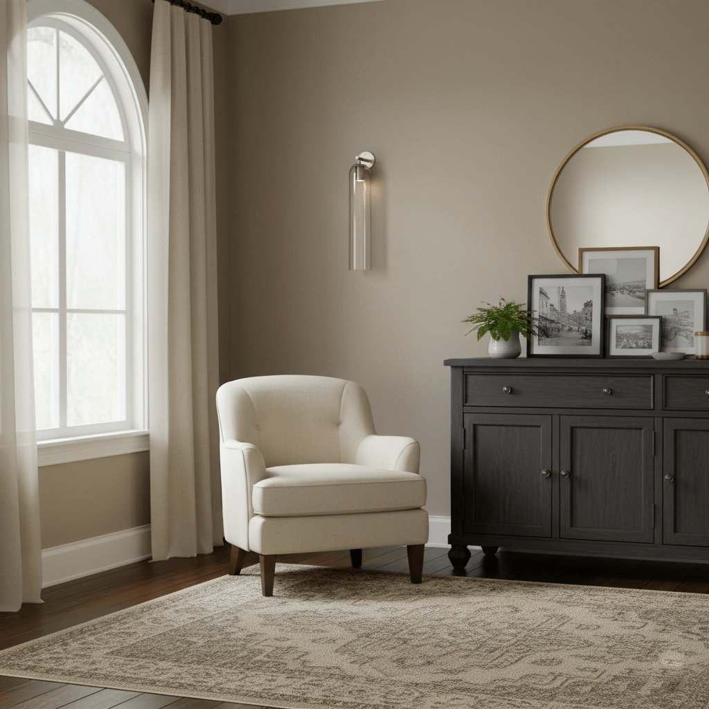 Applique murale moderne Arnvid en verre Noir
