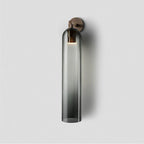 Applique murale moderne Arnvid en verre Sable nickel