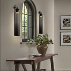 Applique murale moderne Arnvid en verre Doré