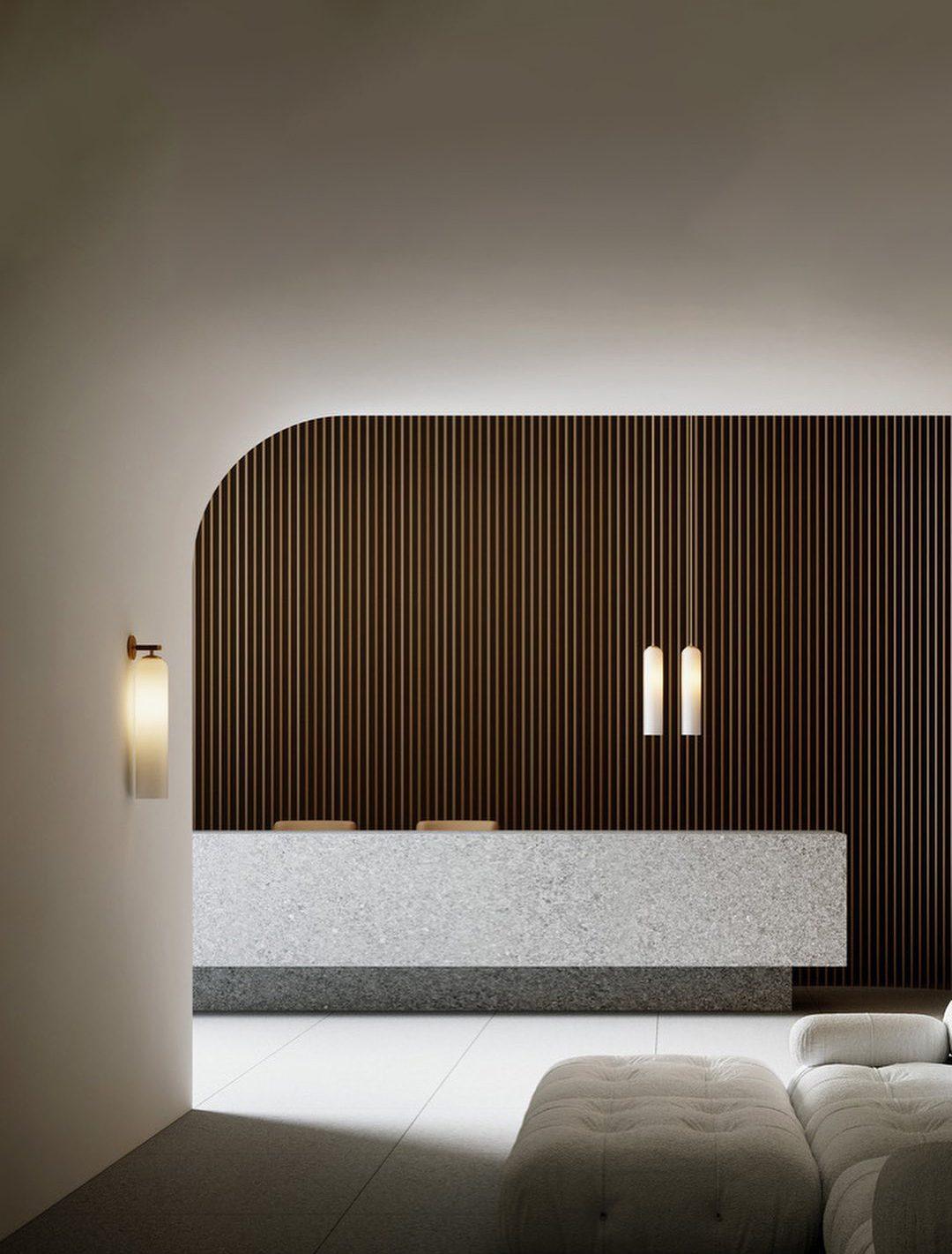Applique murale moderne Arnvid en verre Sable nickel