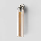 Applique murale moderne Arnvid en verre Sable nickel
