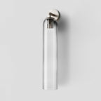 Applique murale moderne Arnvid en verre Sable nickel